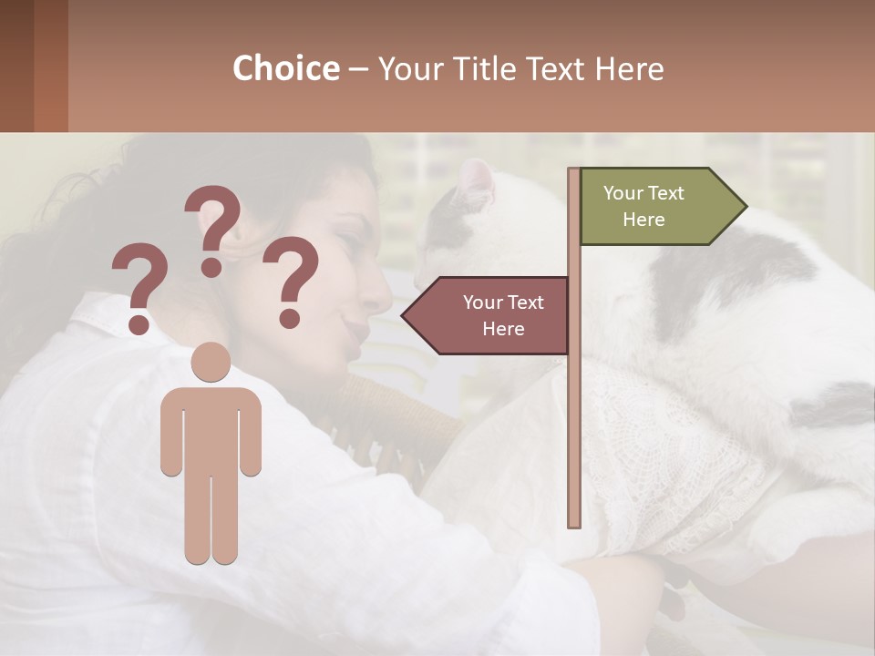 Woman People Love PowerPoint Template