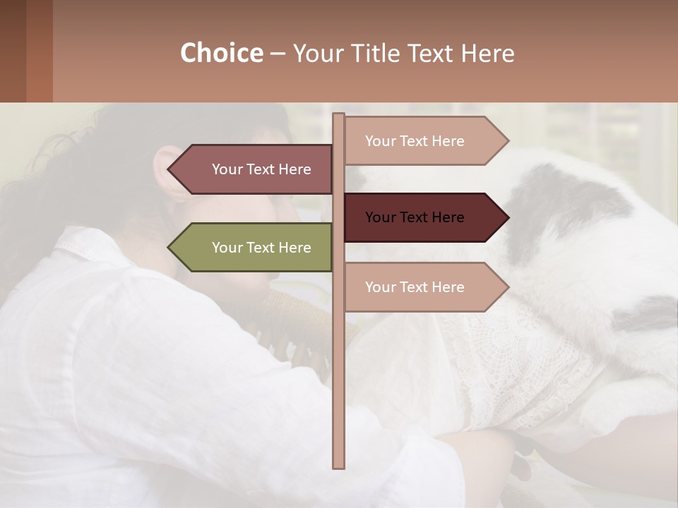 Woman People Love PowerPoint Template