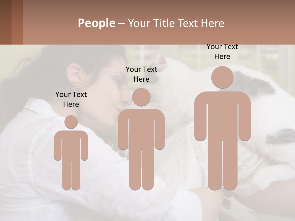 Woman People Love PowerPoint Template