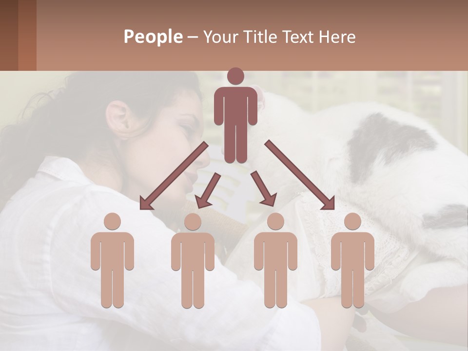 Woman People Love PowerPoint Template
