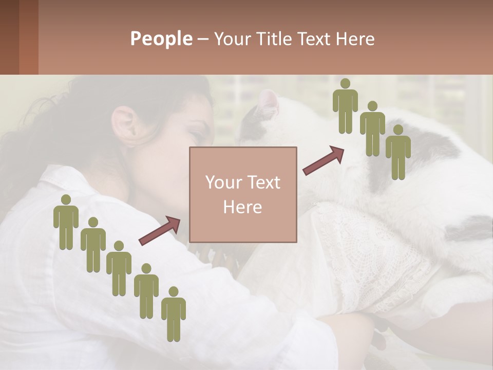 Woman People Love PowerPoint Template