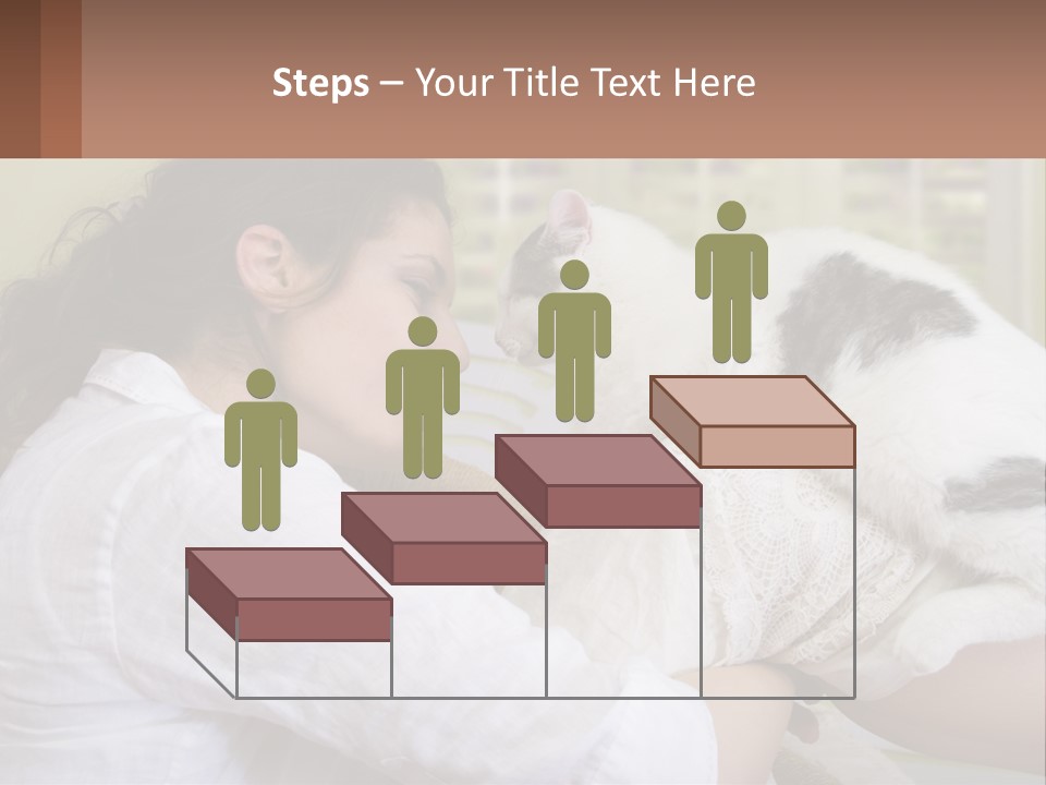 Woman People Love PowerPoint Template