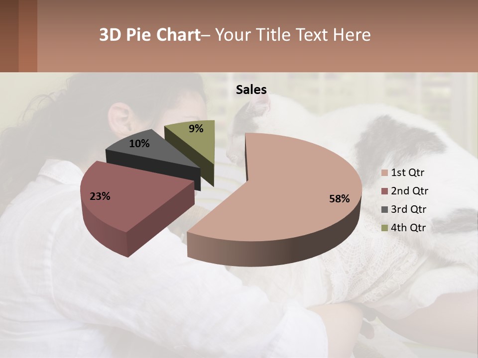 Woman People Love PowerPoint Template