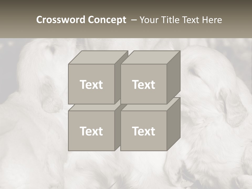 Puppy Breeding Motherhood PowerPoint Template