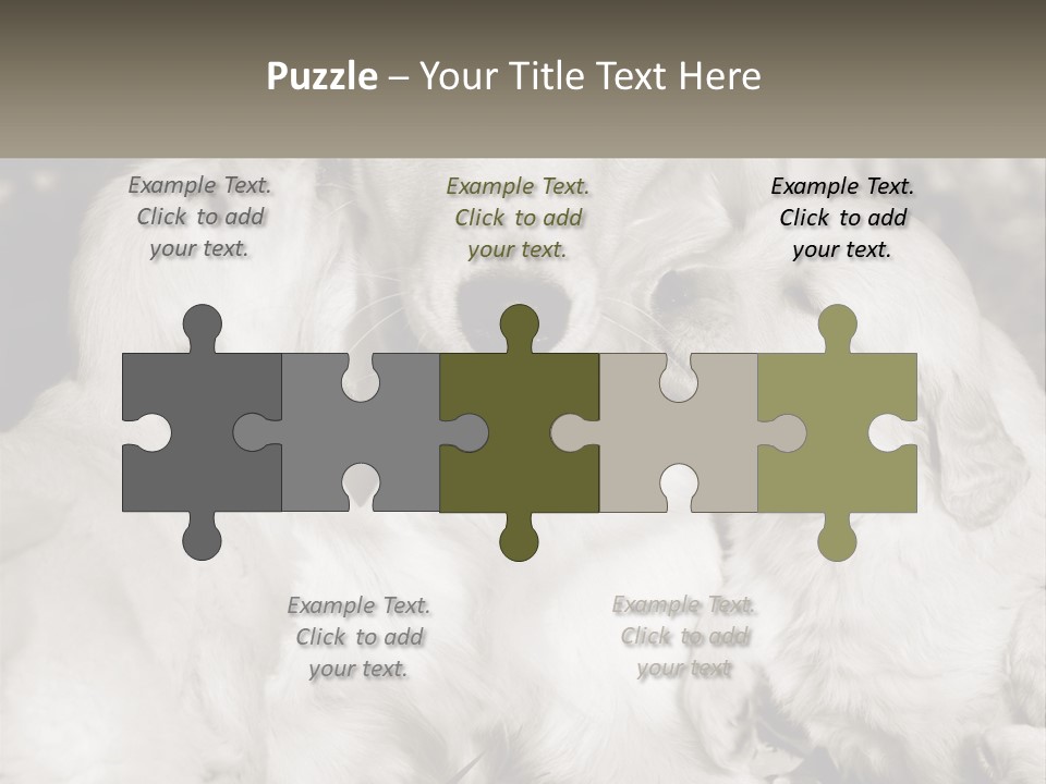 Puppy Breeding Motherhood PowerPoint Template