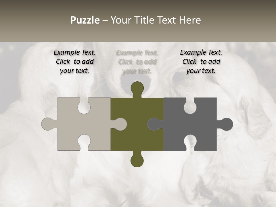 Puppy Breeding Motherhood PowerPoint Template