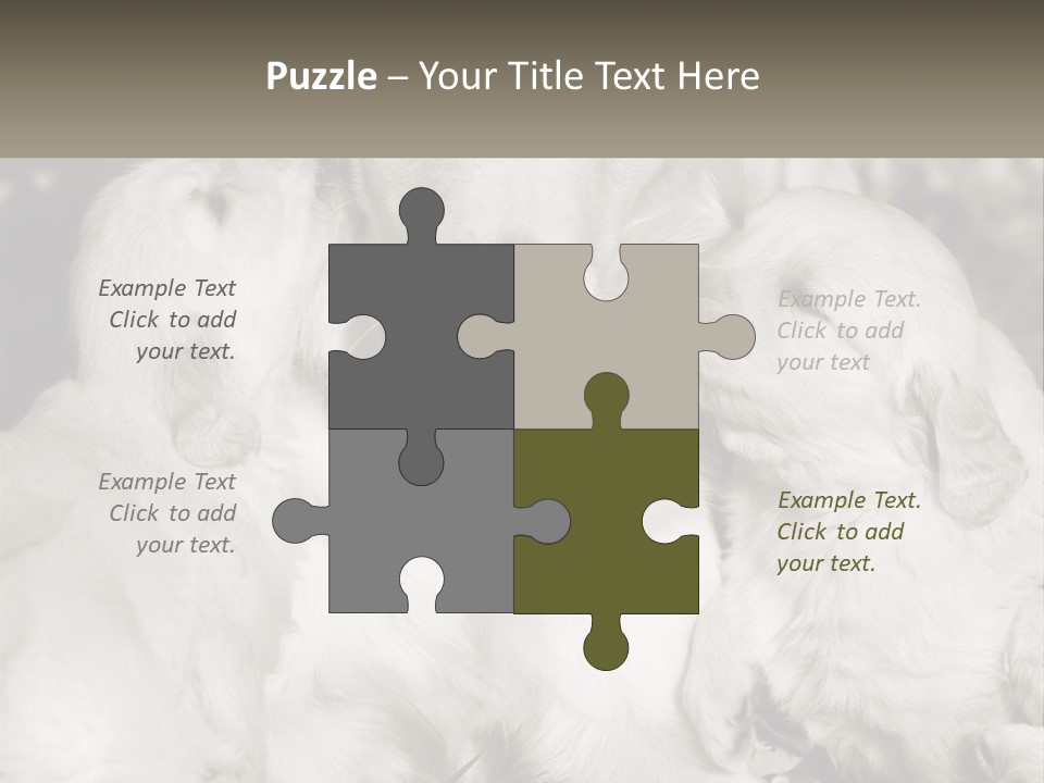Puppy Breeding Motherhood PowerPoint Template