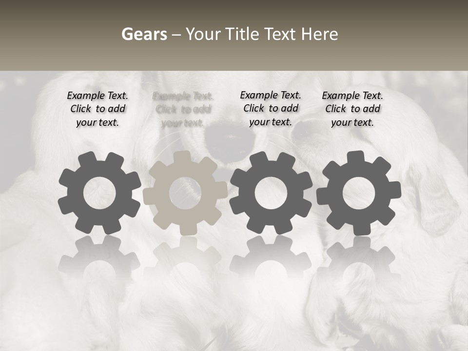 Puppy Breeding Motherhood PowerPoint Template