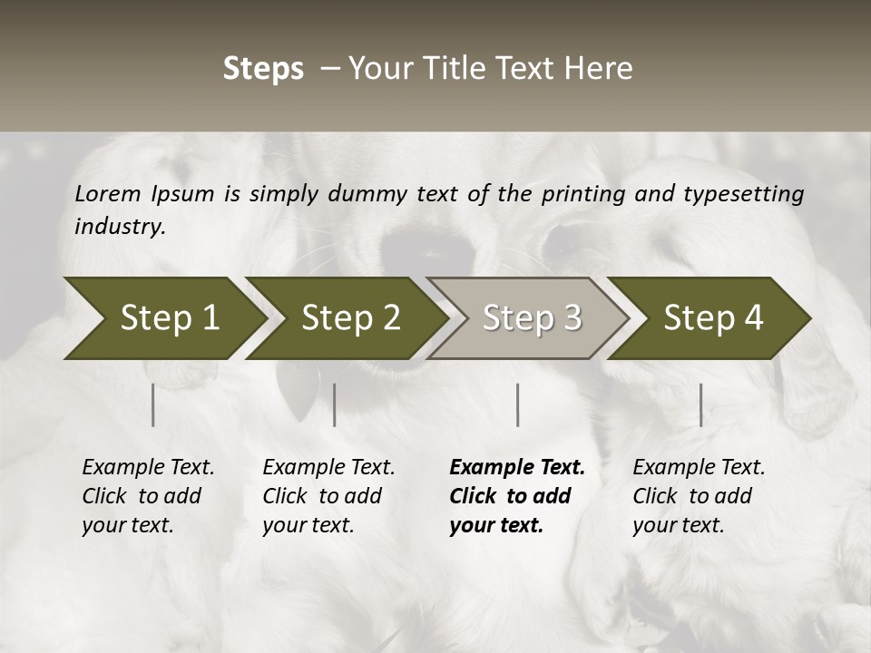 Puppy Breeding Motherhood PowerPoint Template