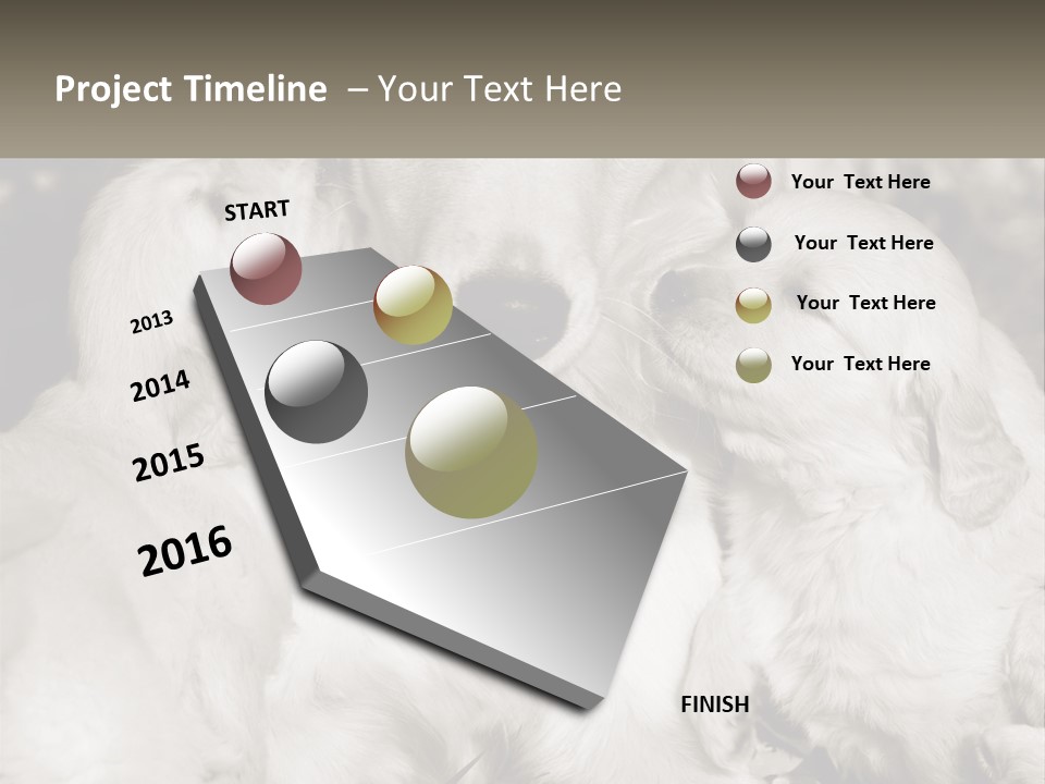 Puppy Breeding Motherhood PowerPoint Template