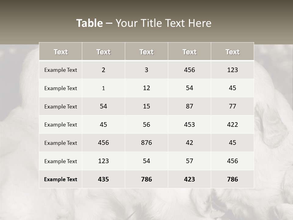 Puppy Breeding Motherhood PowerPoint Template