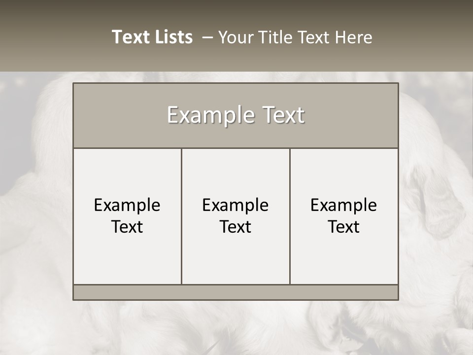 Puppy Breeding Motherhood PowerPoint Template