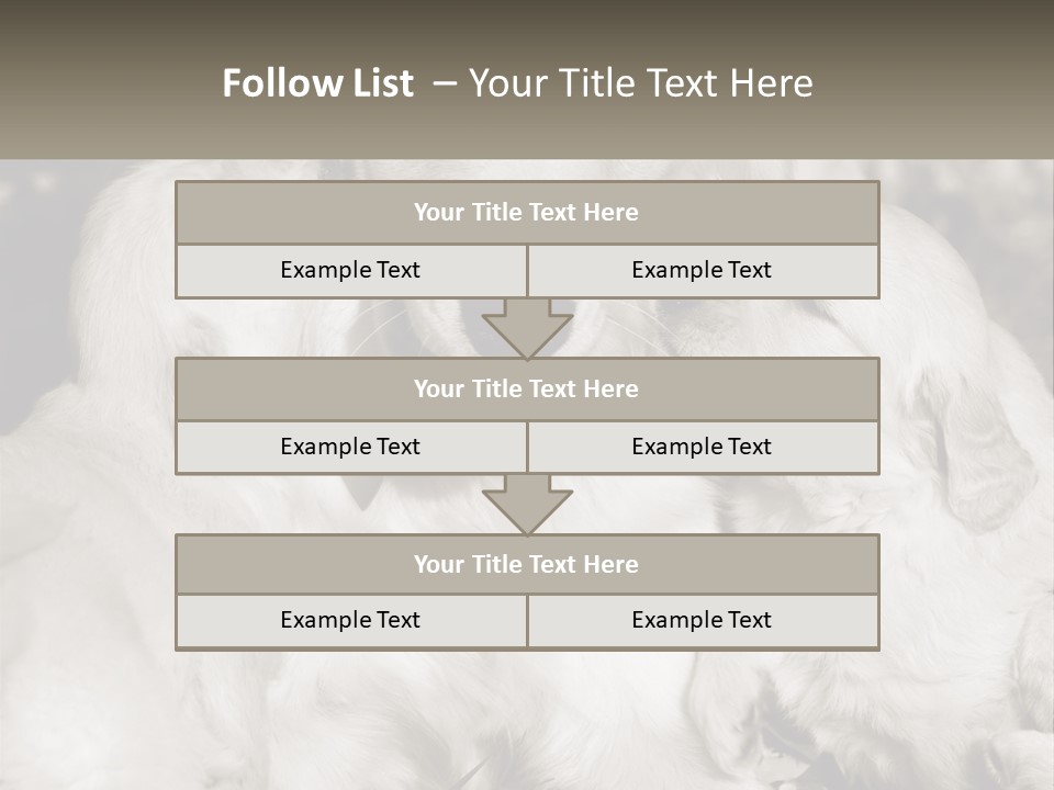 Puppy Breeding Motherhood PowerPoint Template