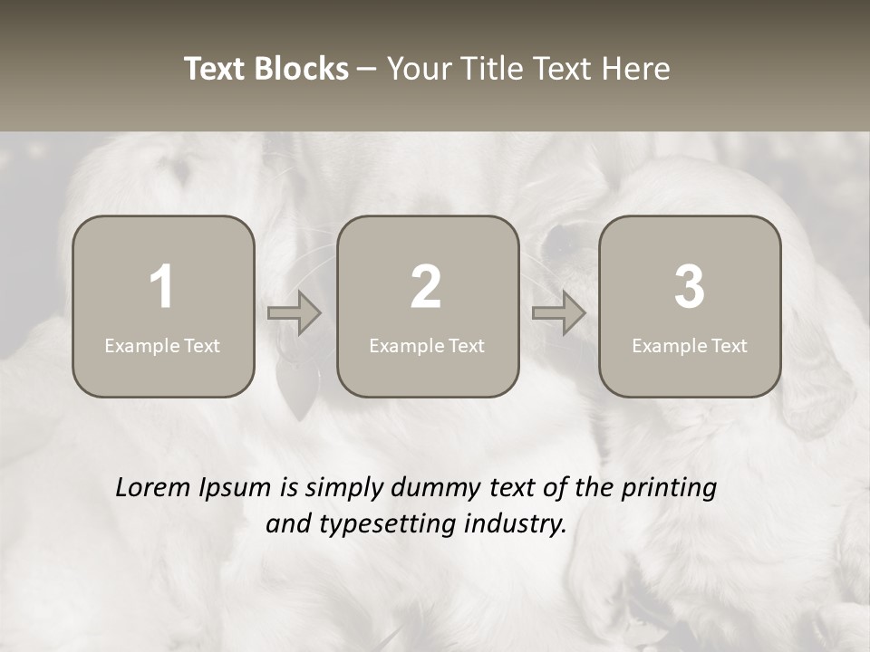Puppy Breeding Motherhood PowerPoint Template