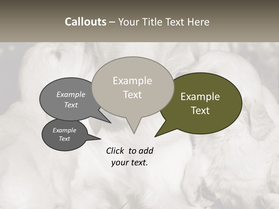 Puppy Breeding Motherhood PowerPoint Template