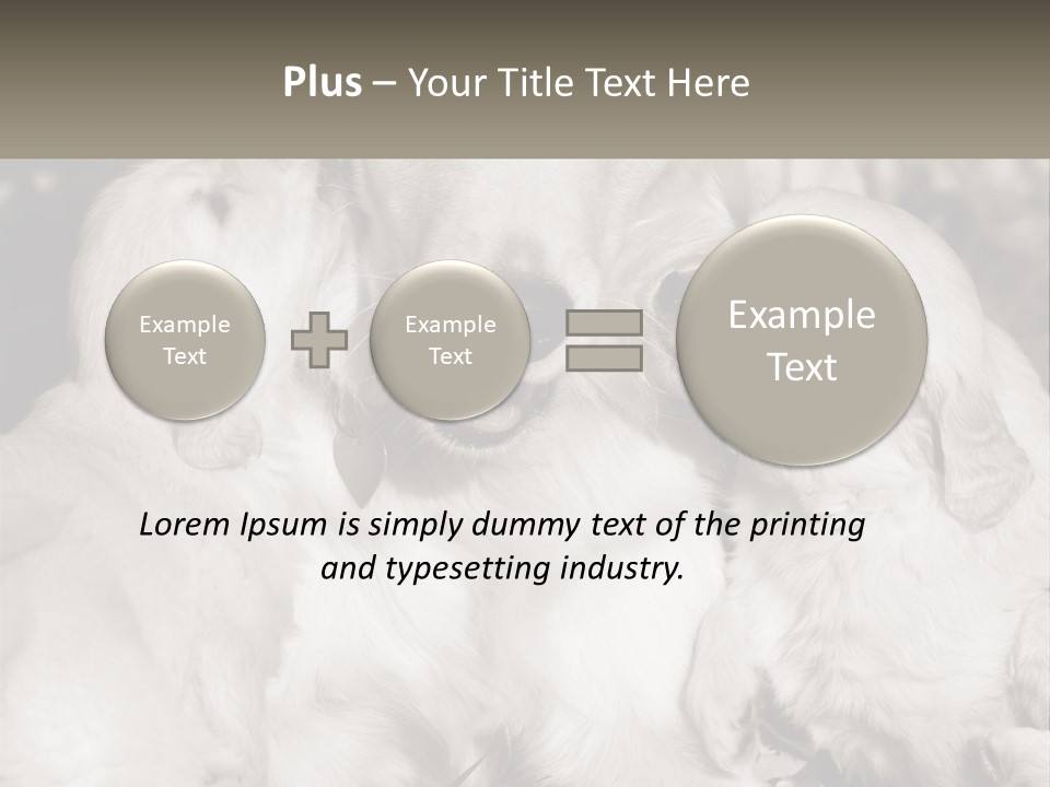 Puppy Breeding Motherhood PowerPoint Template