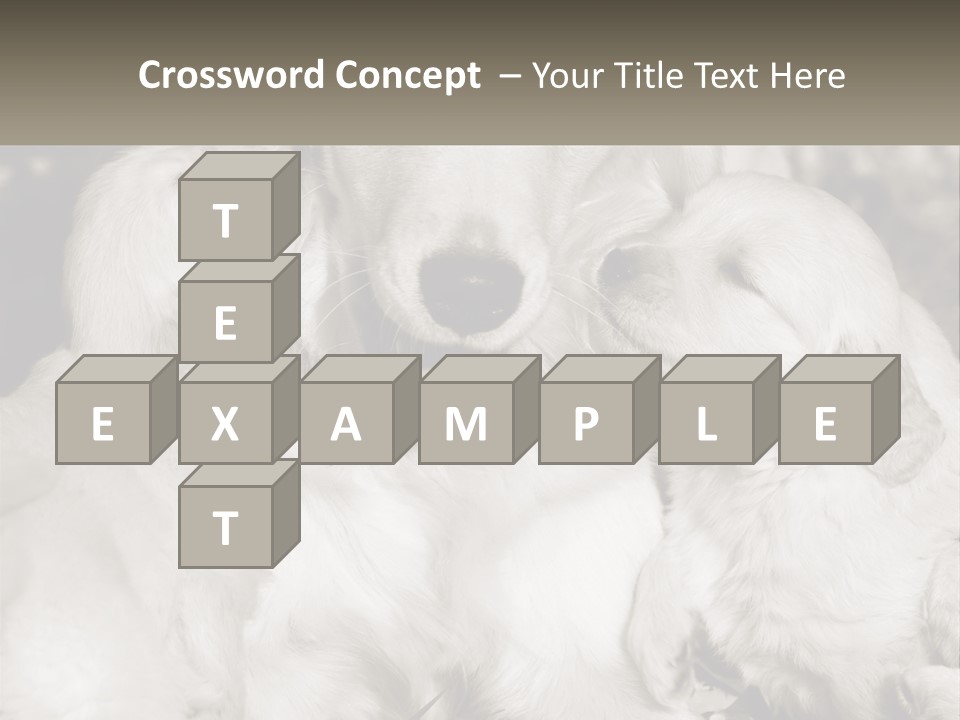 Puppy Breeding Motherhood PowerPoint Template