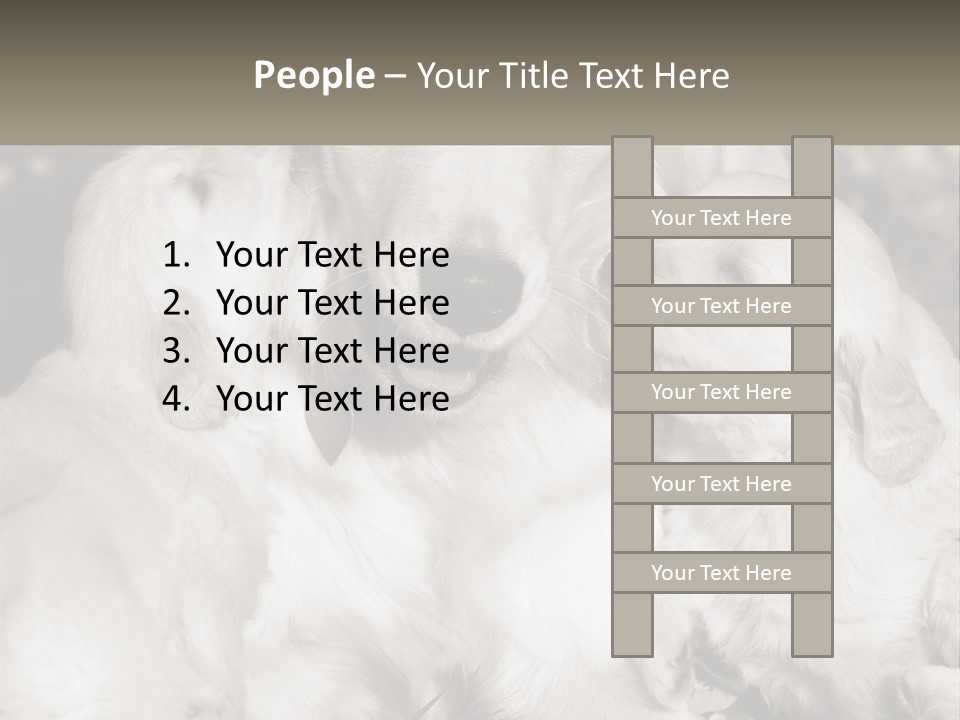 Puppy Breeding Motherhood PowerPoint Template