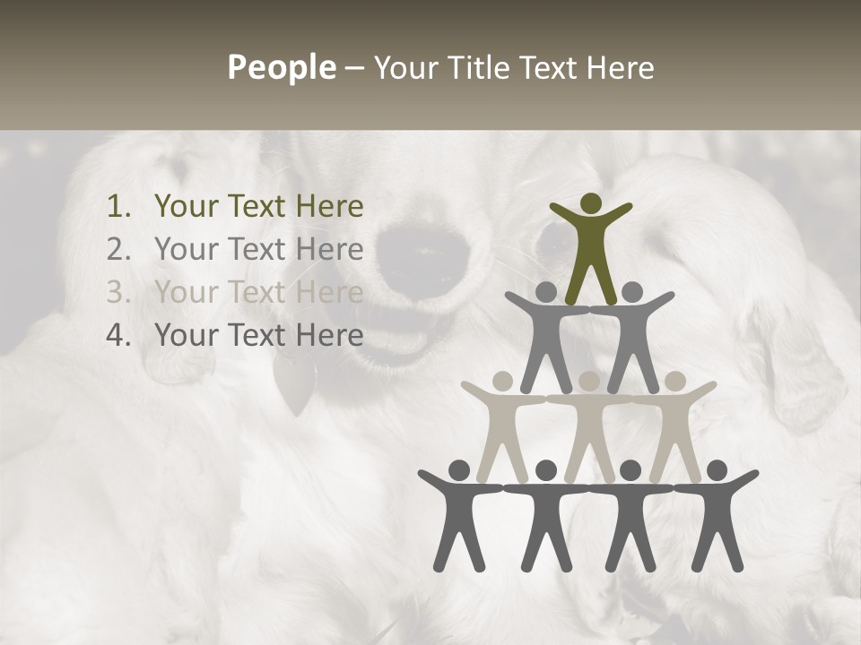 Puppy Breeding Motherhood PowerPoint Template