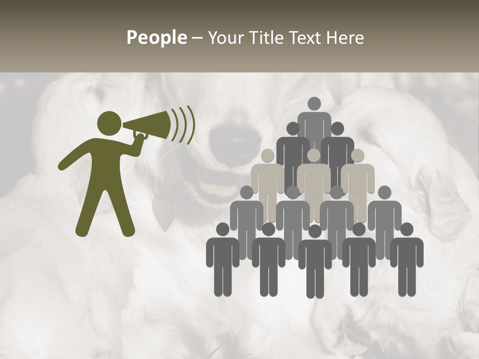 Puppy Breeding Motherhood PowerPoint Template