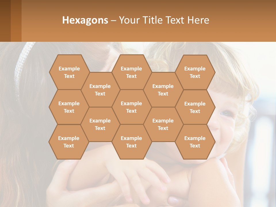 Young Attractive Little PowerPoint Template