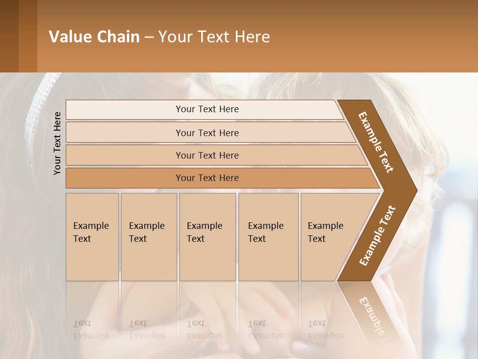 Young Attractive Little PowerPoint Template