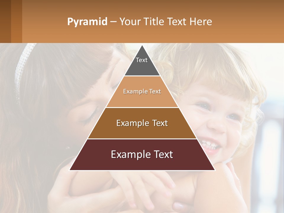 Young Attractive Little PowerPoint Template