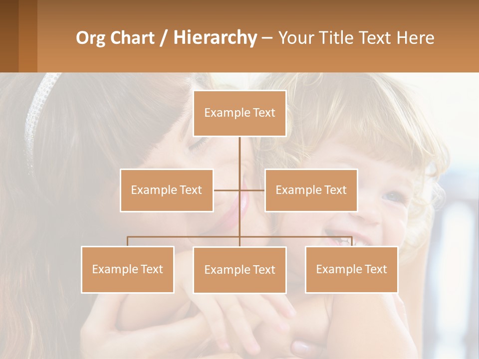 Young Attractive Little PowerPoint Template