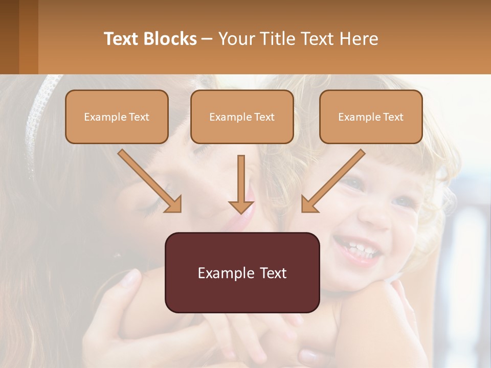 Young Attractive Little PowerPoint Template