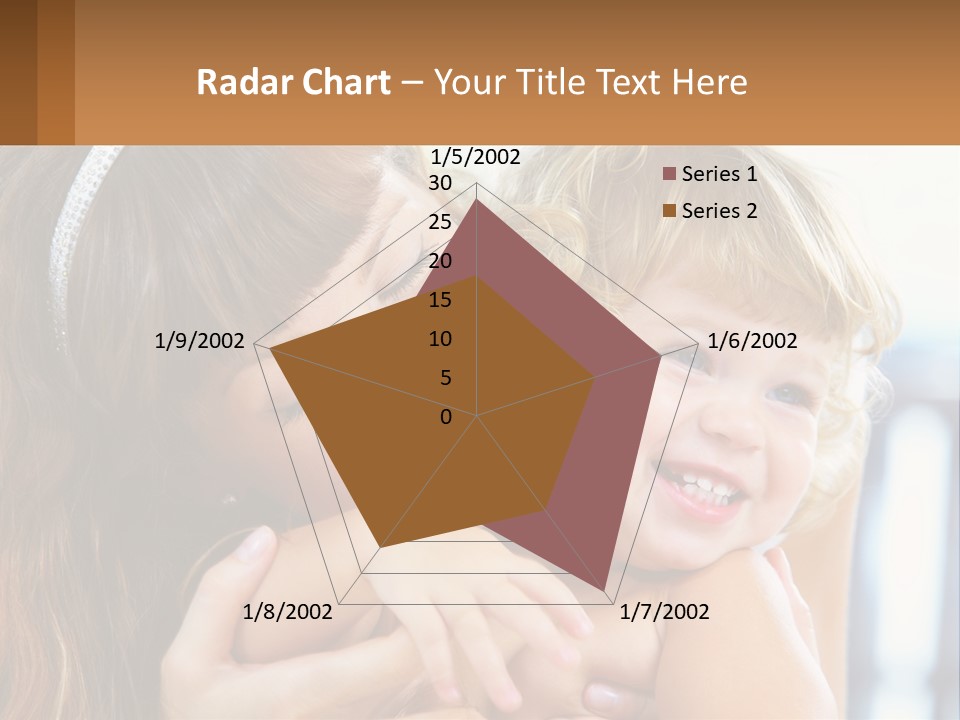 Young Attractive Little PowerPoint Template
