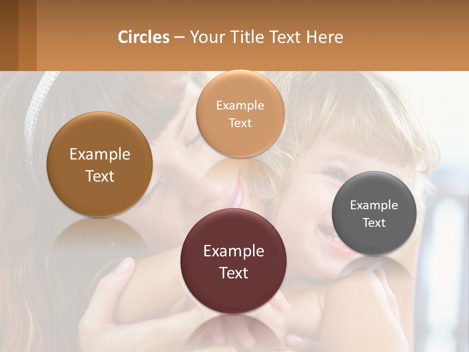 Young Attractive Little PowerPoint Template