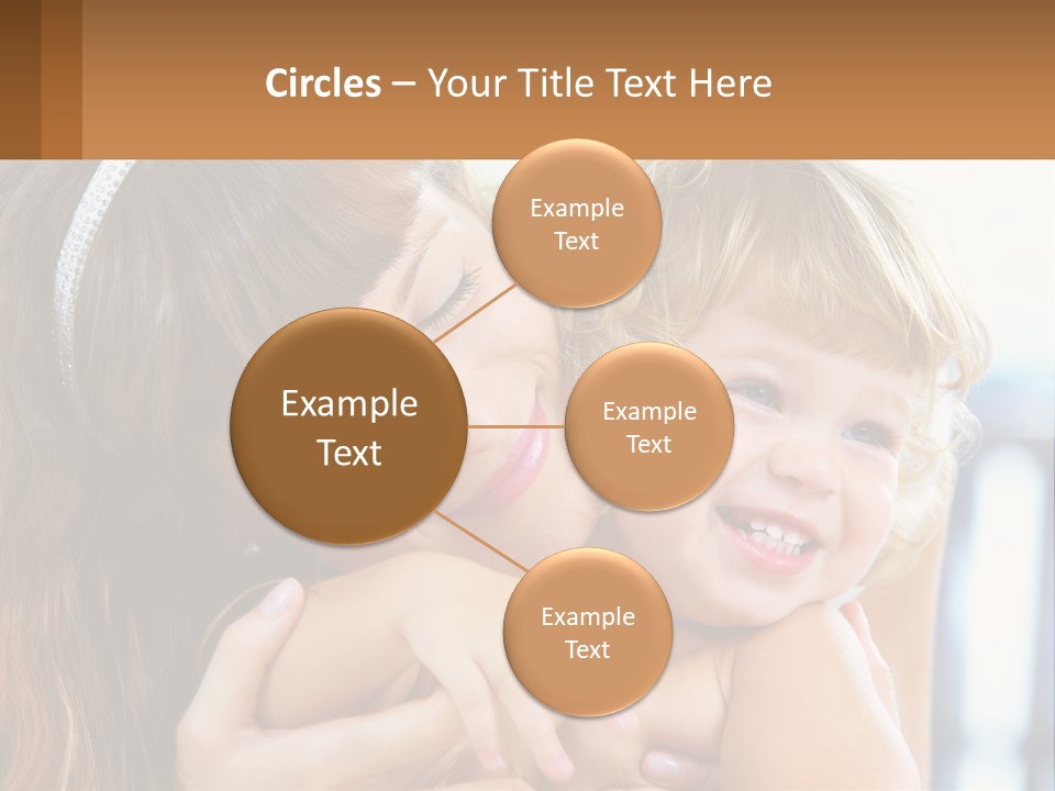 Young Attractive Little PowerPoint Template