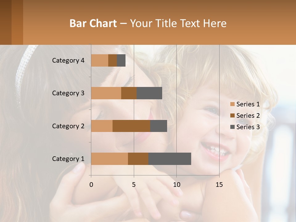 Young Attractive Little PowerPoint Template