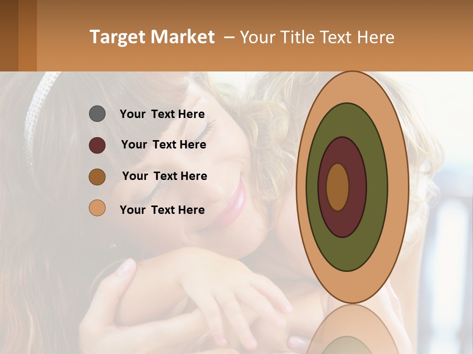 Young Attractive Little PowerPoint Template