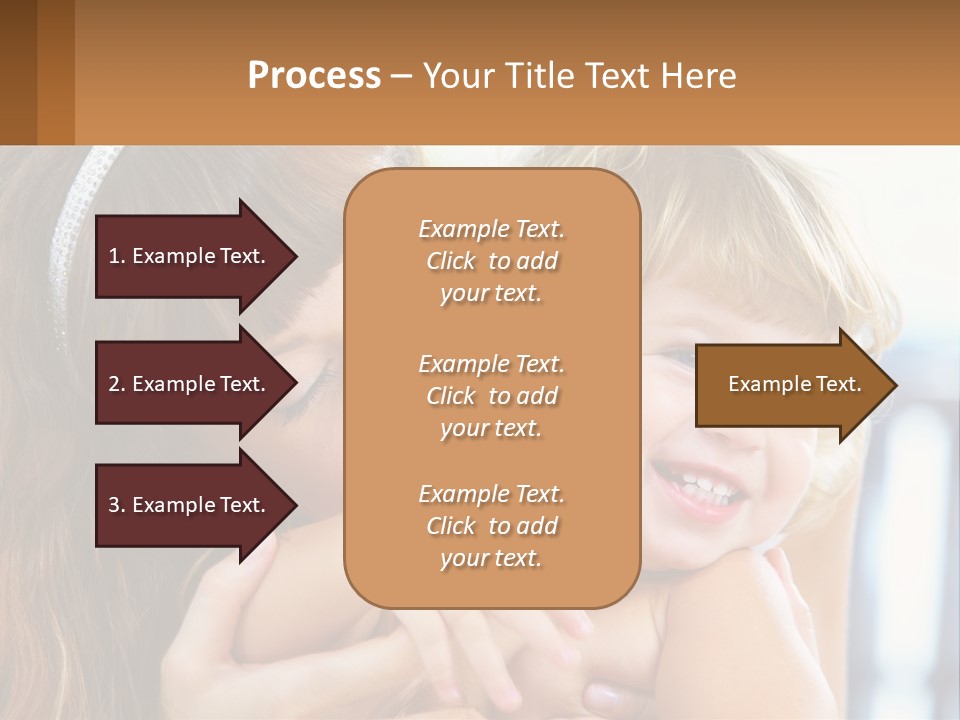 Young Attractive Little PowerPoint Template