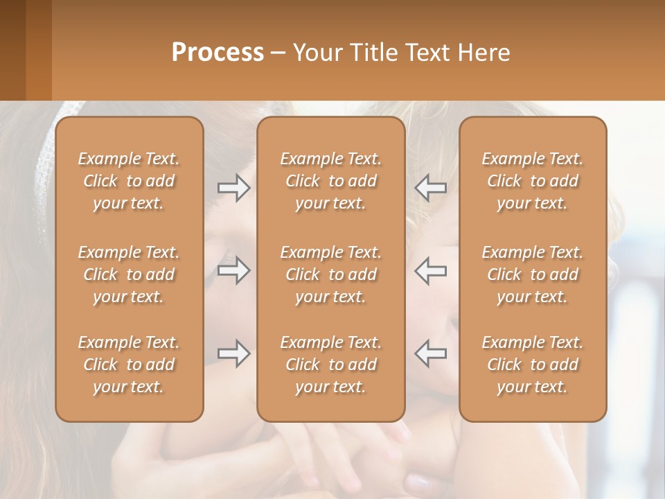 Young Attractive Little PowerPoint Template