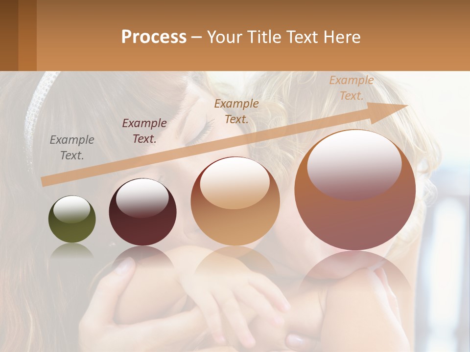 Young Attractive Little PowerPoint Template