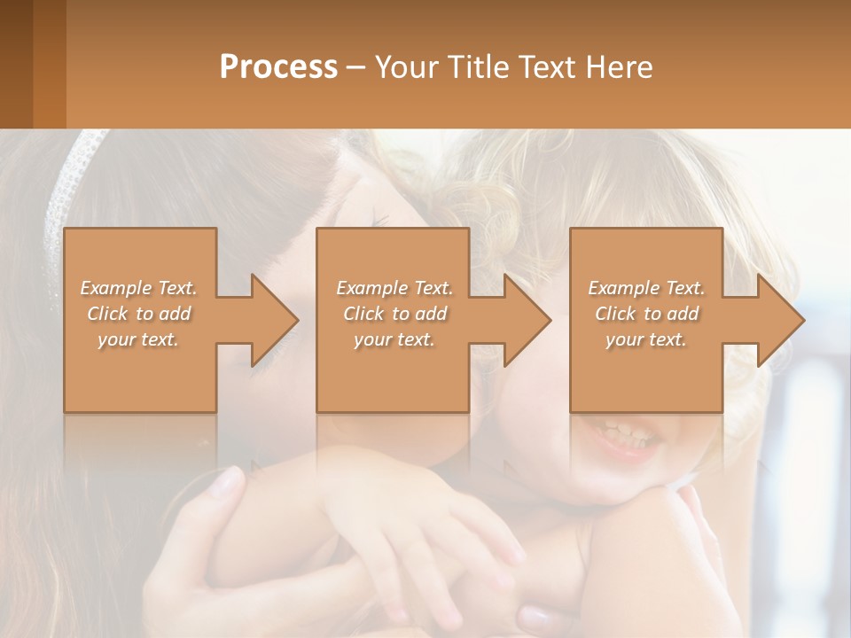 Young Attractive Little PowerPoint Template