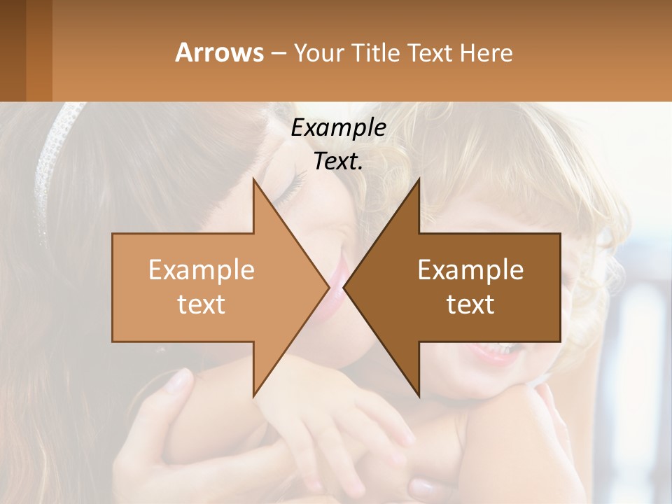 Young Attractive Little PowerPoint Template