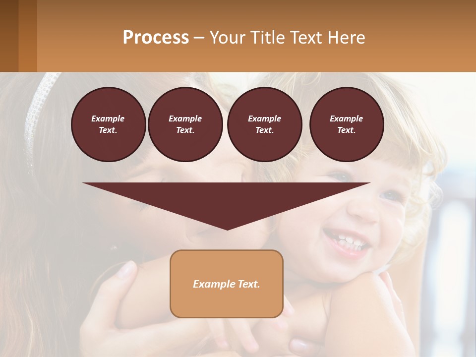 Young Attractive Little PowerPoint Template