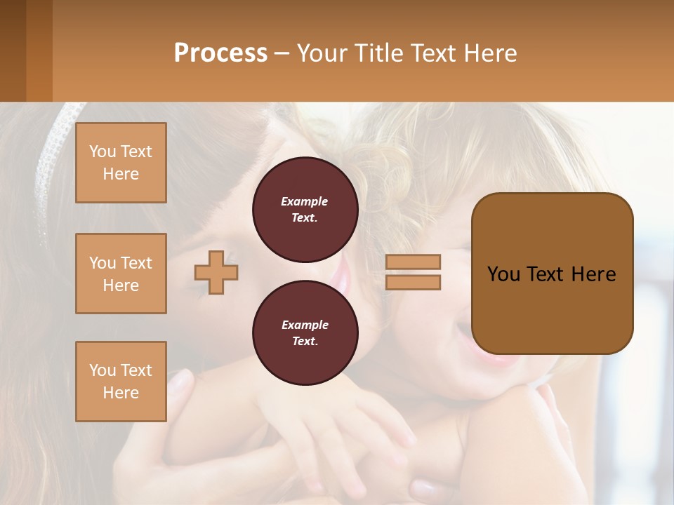 Young Attractive Little PowerPoint Template