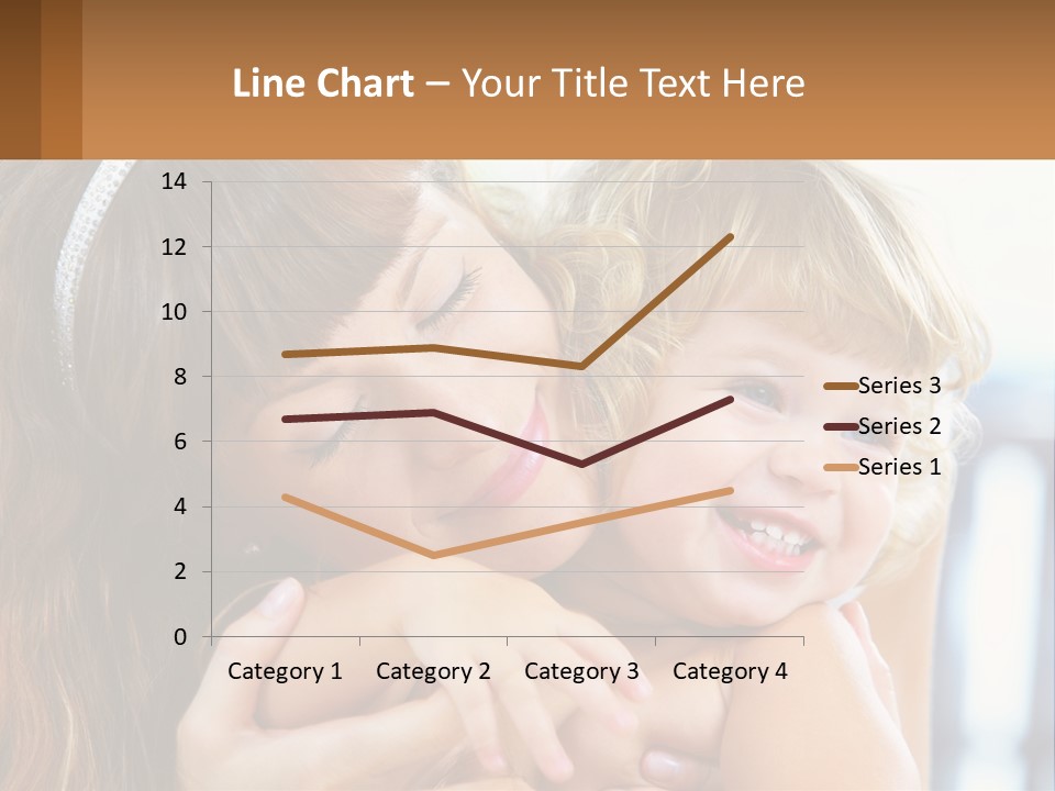 Young Attractive Little PowerPoint Template
