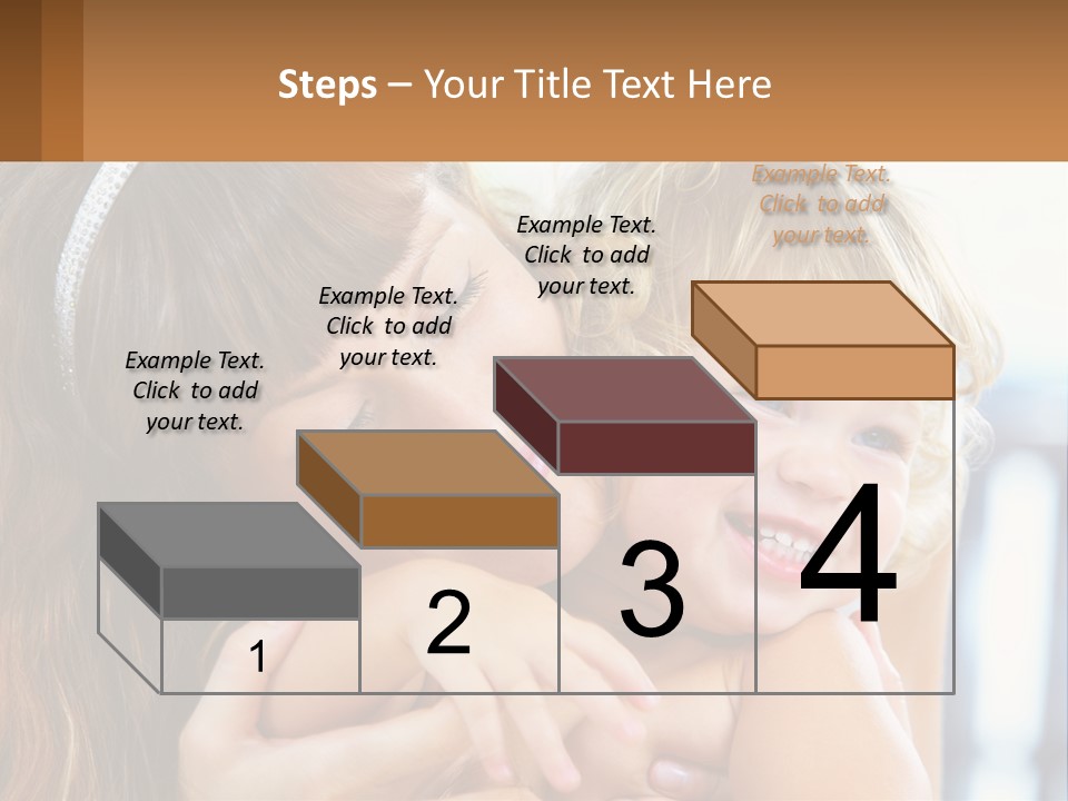Young Attractive Little PowerPoint Template