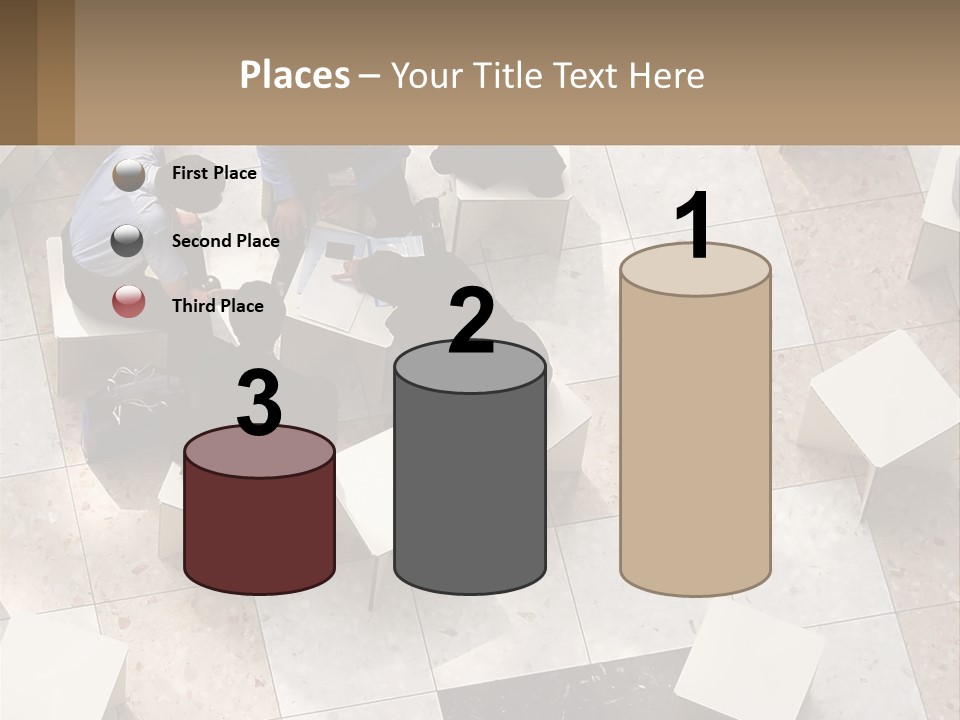 Architecture Airport Bag PowerPoint Template