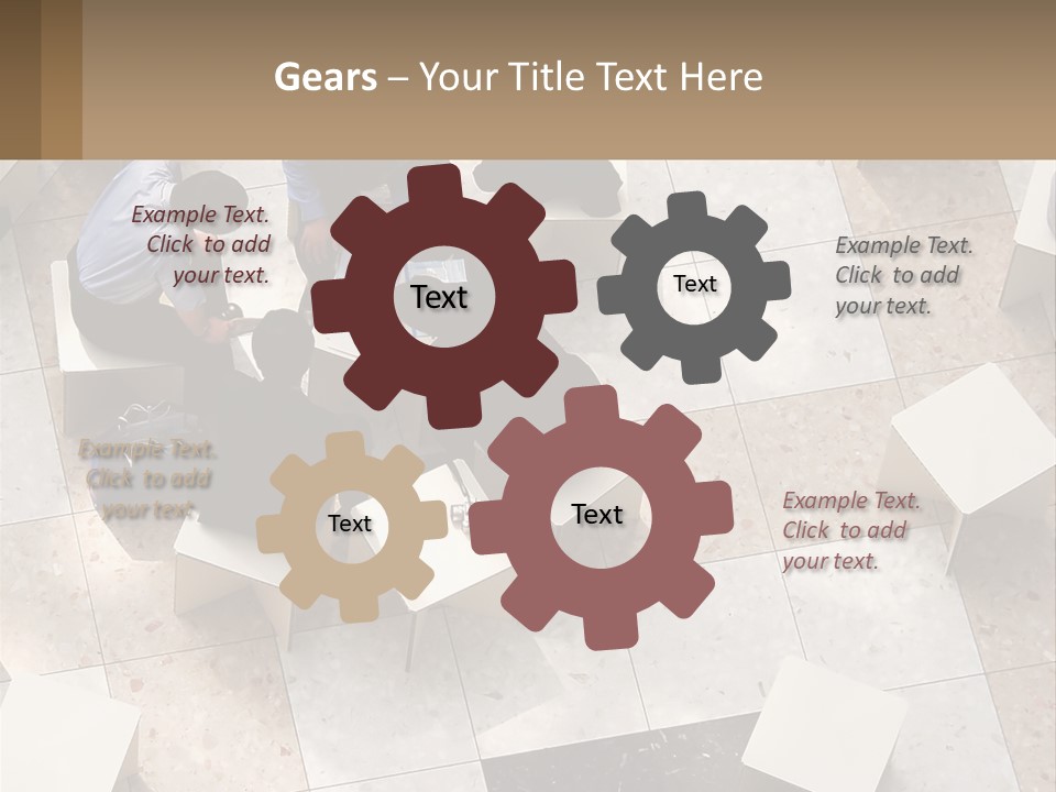 Architecture Airport Bag PowerPoint Template