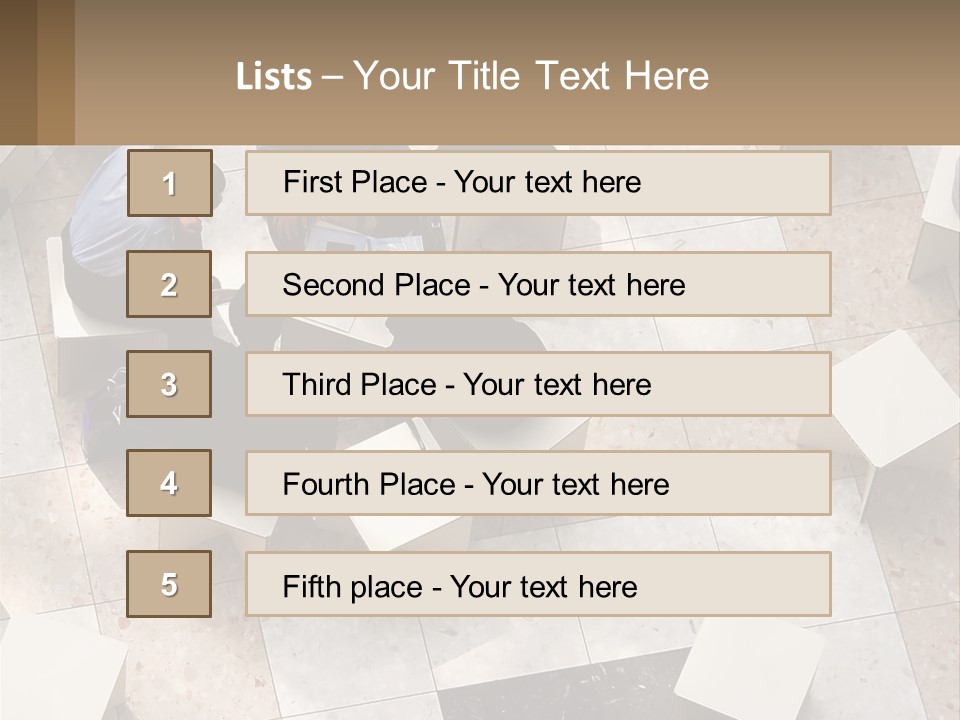 Architecture Airport Bag PowerPoint Template
