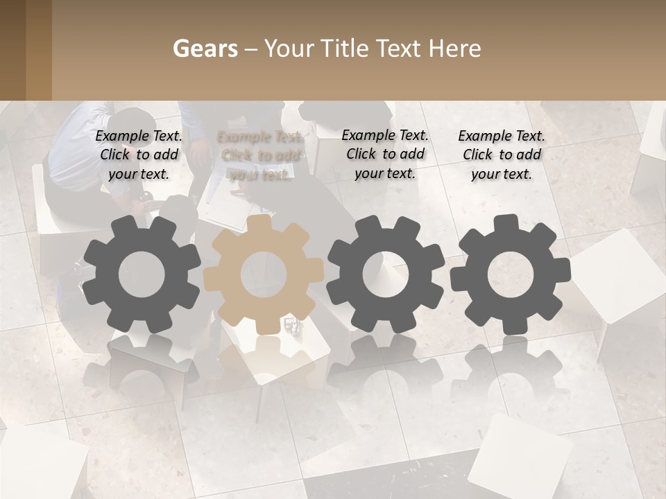 Architecture Airport Bag PowerPoint Template