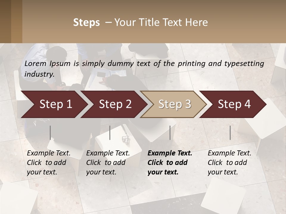 Architecture Airport Bag PowerPoint Template