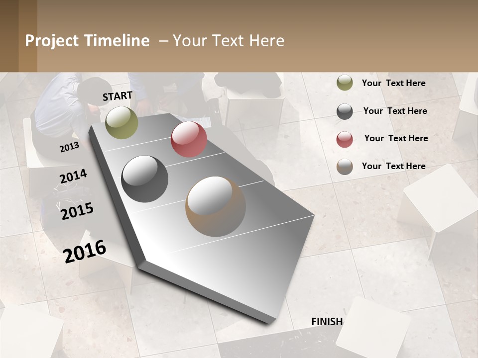 Architecture Airport Bag PowerPoint Template