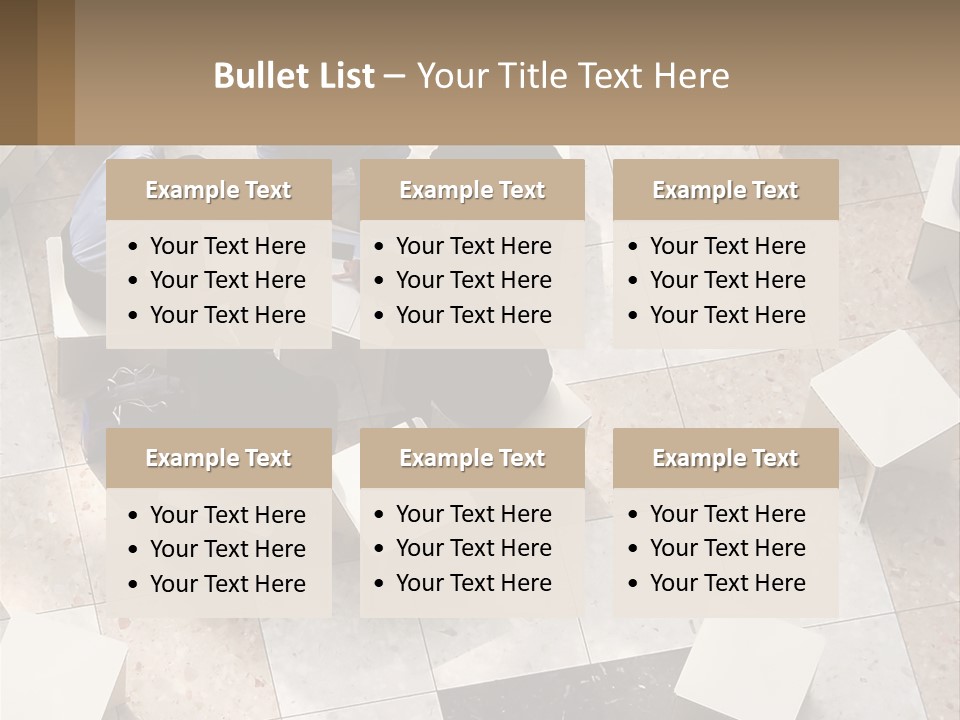 Architecture Airport Bag PowerPoint Template